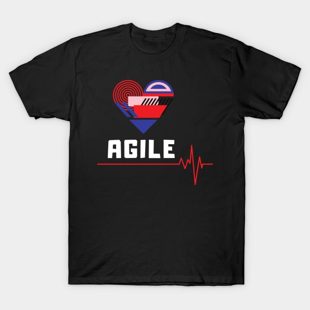 Agile Heart T-Shirt by Salma Satya and Co.